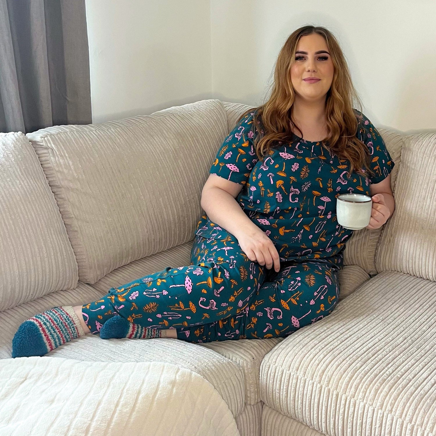 Top PJ in cotone organico - Mushie Patch