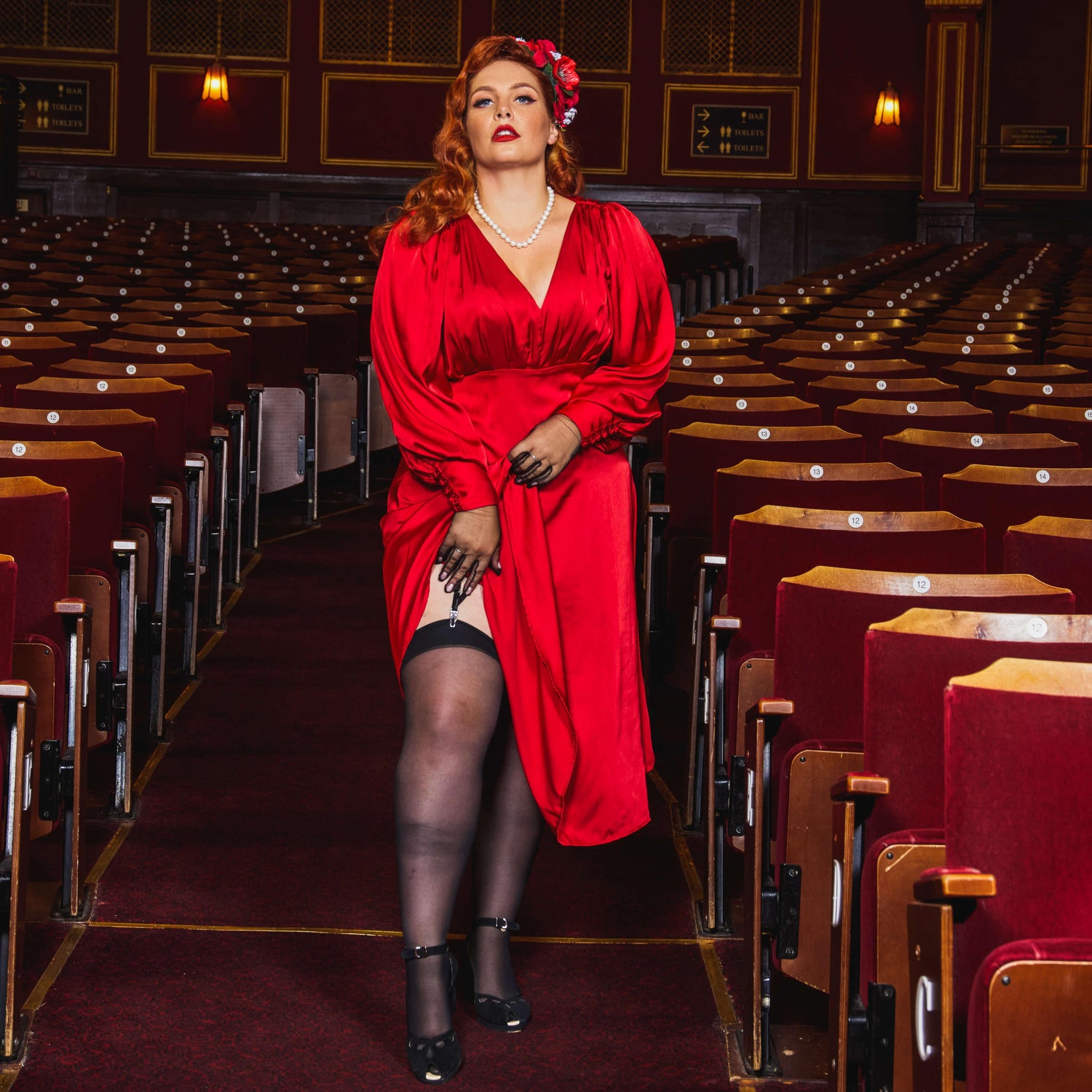 Calze velate vintage - Liquirizia