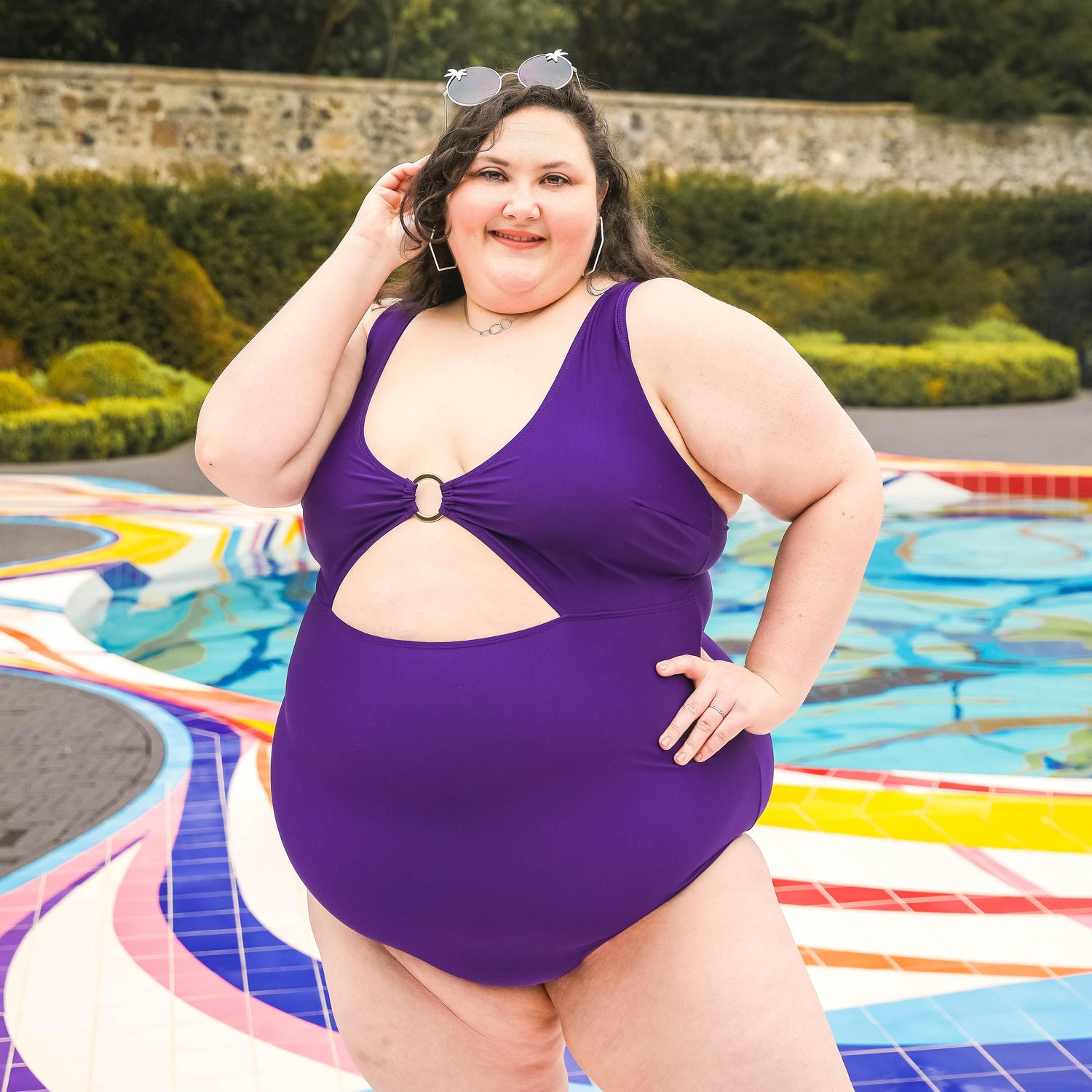 Costume da bagno Wax on, Wax off - Viola