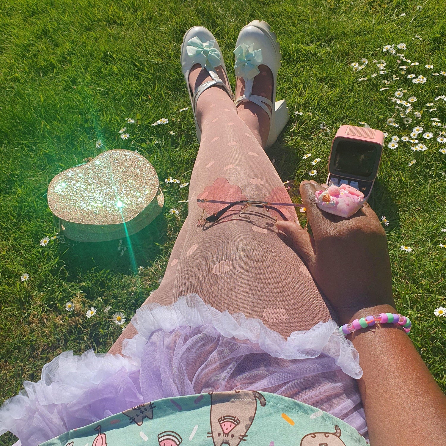 Collant - 40 denari Polka - Abricot