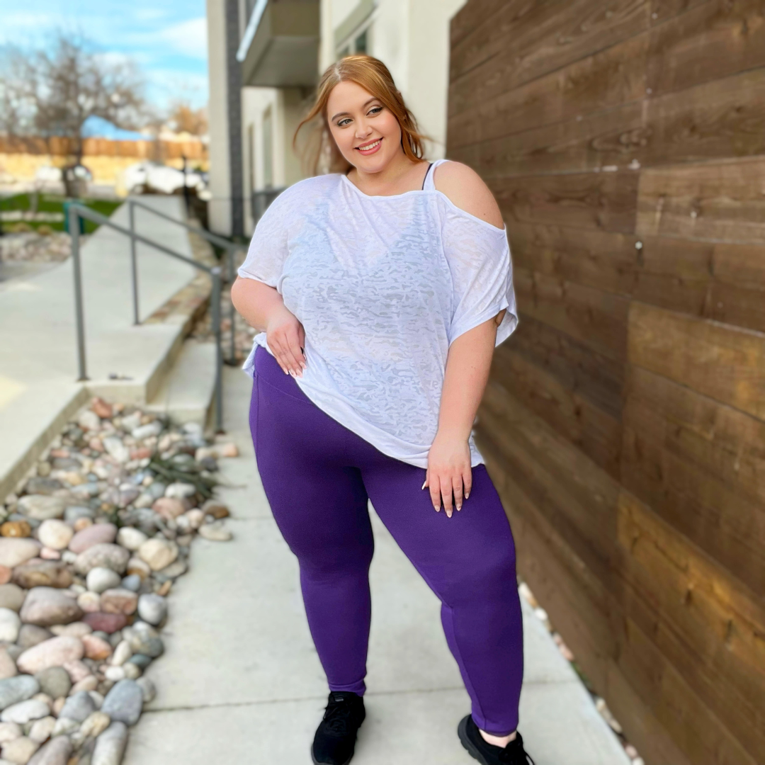 Debbie Off Shoulder Tee - Wit