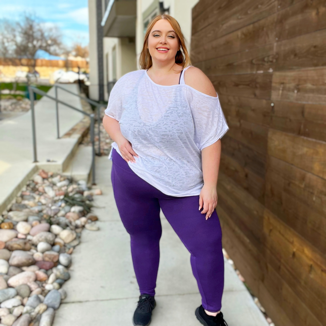 Debbie Off Shoulder Tee - Wit