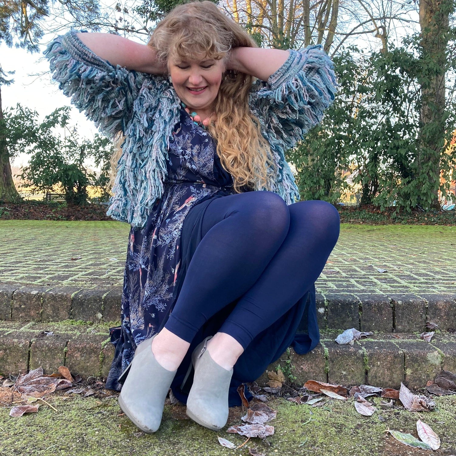 Footless Panty - Marineblauw