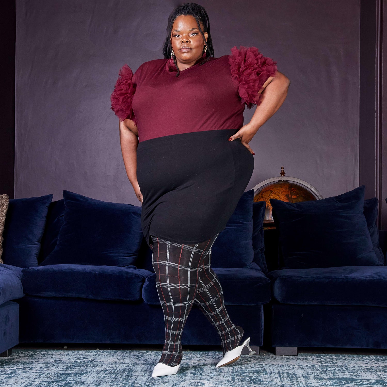 Geruite panty - Haggis