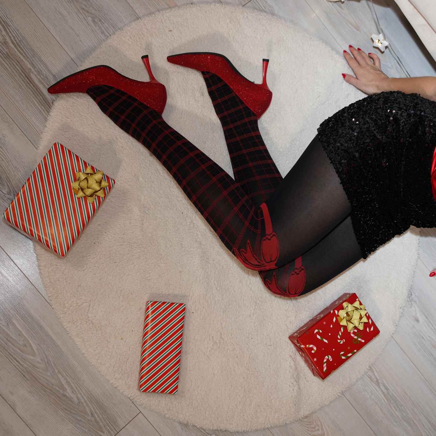 Kerstmis panty - Cadeauverpakking