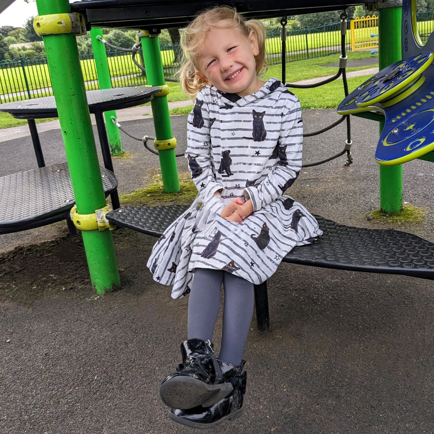 Kindermaillot - Leigrijs