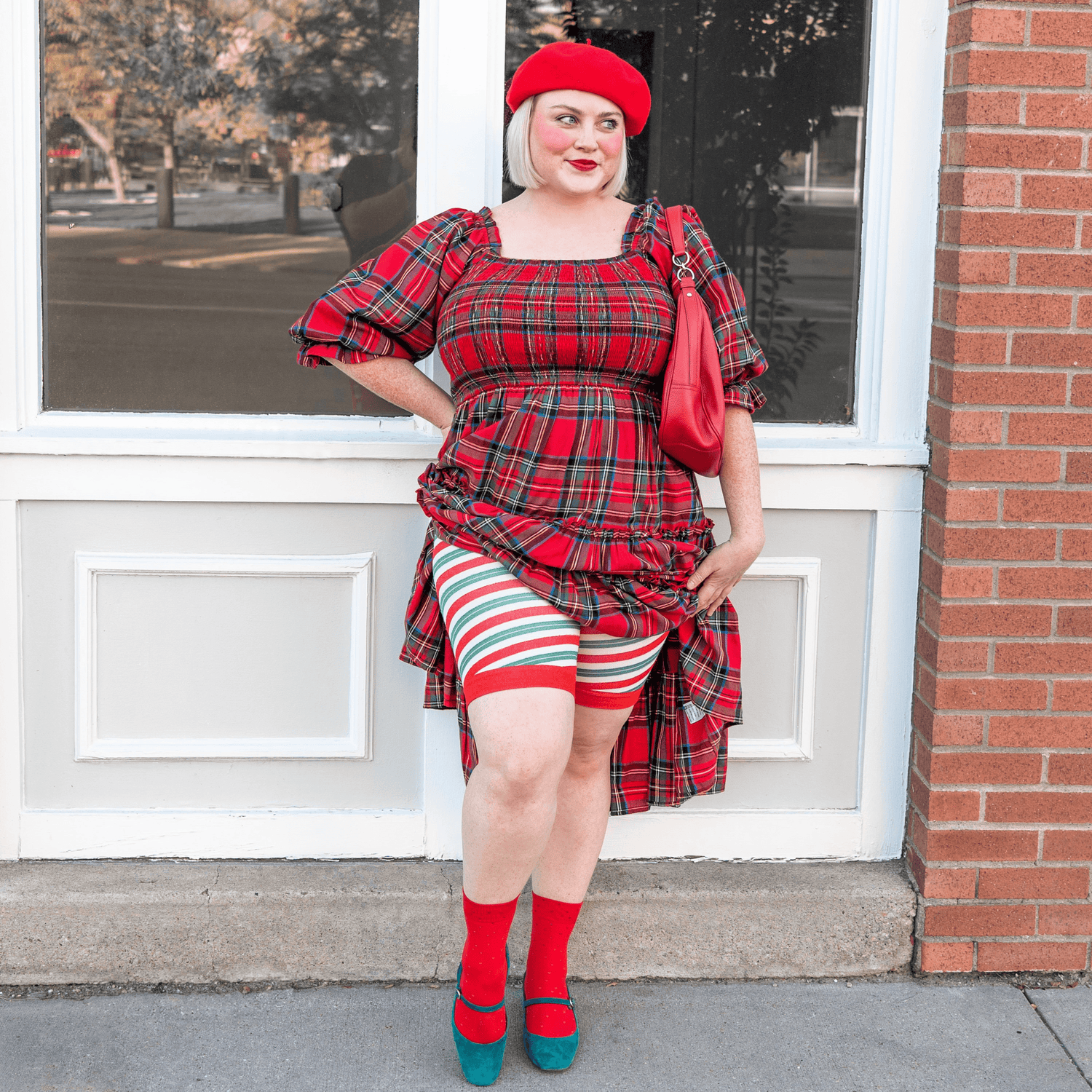 Kerstmis Chub Rub Korte broek - Gekonfijte