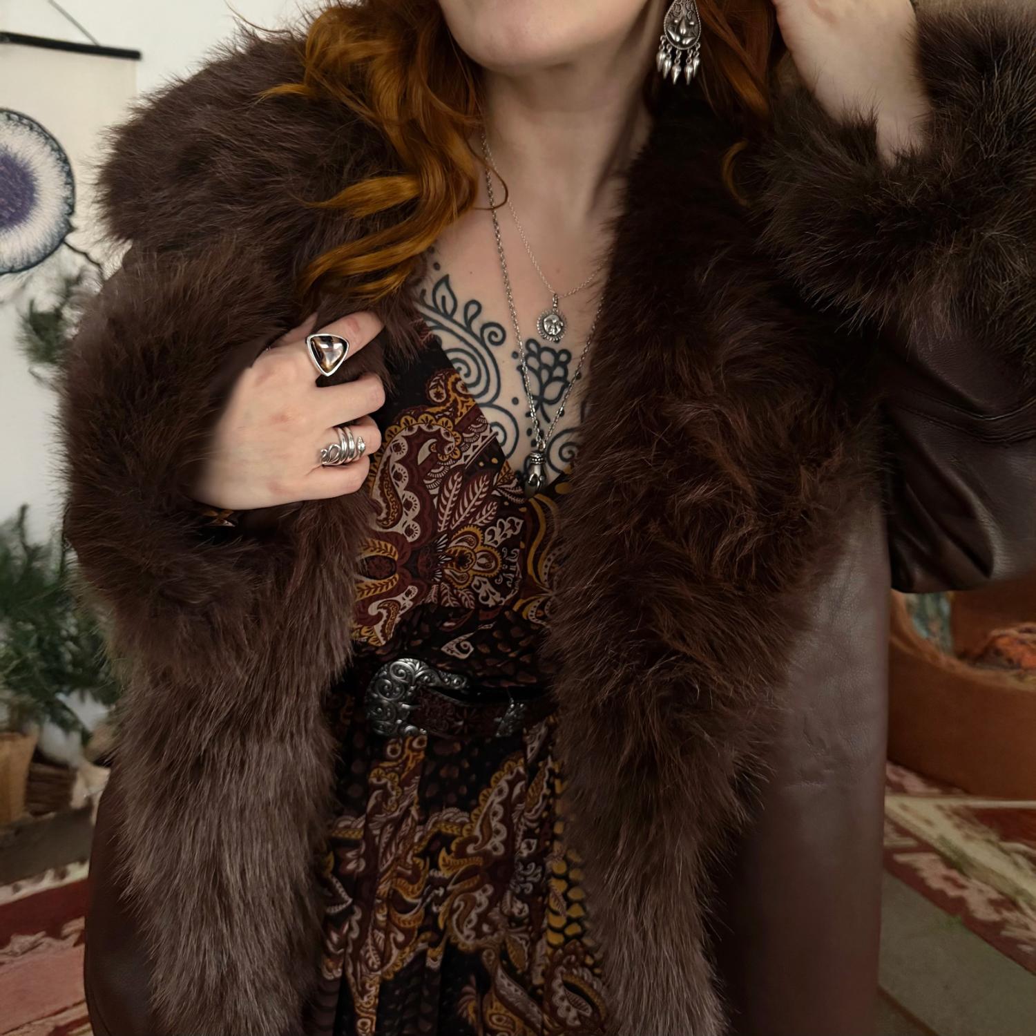 Amelia pilotenjack - bruin