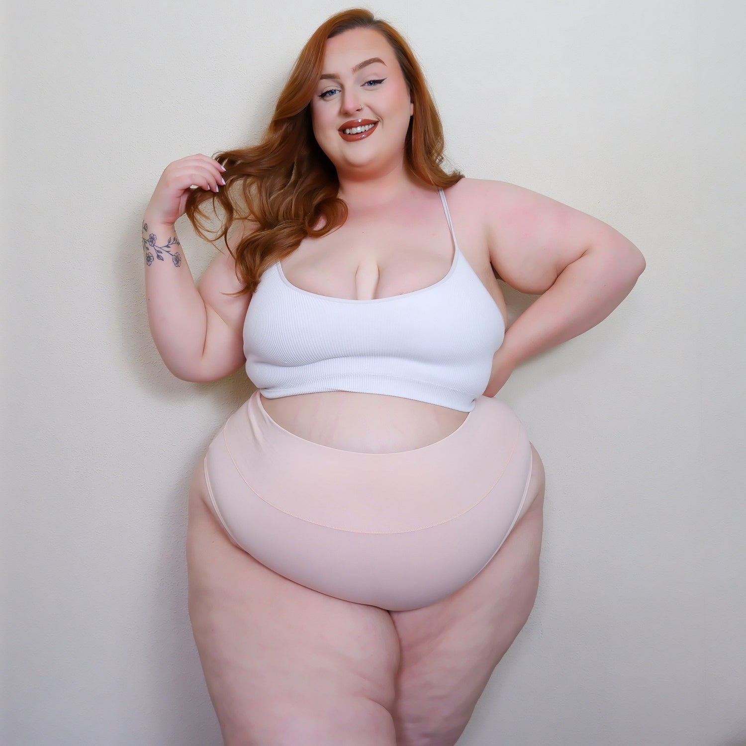 Biologisch Katoenen Cheeky High Leg Onderbroek - Ballet Roze