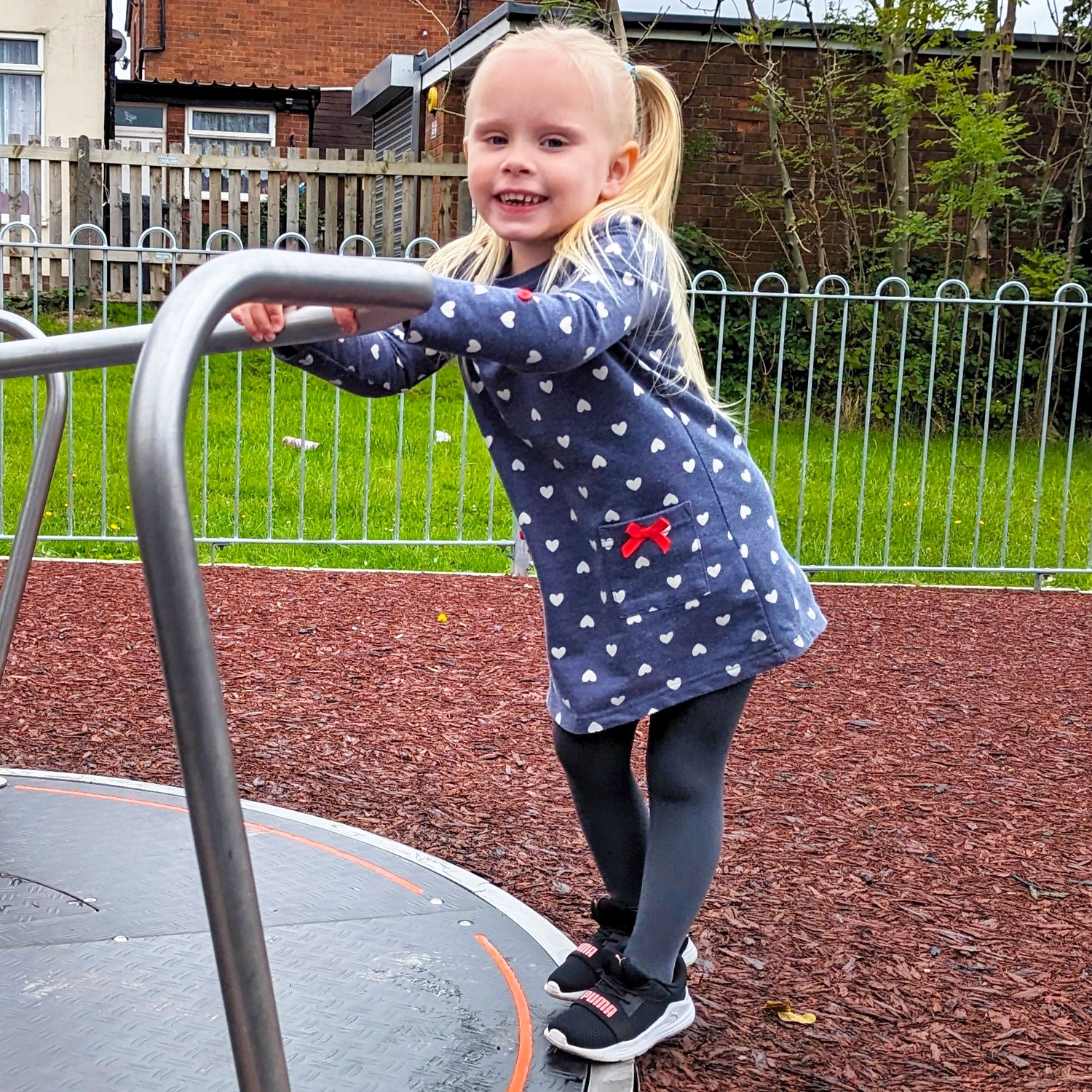 Kindermaillot - Leigrijs