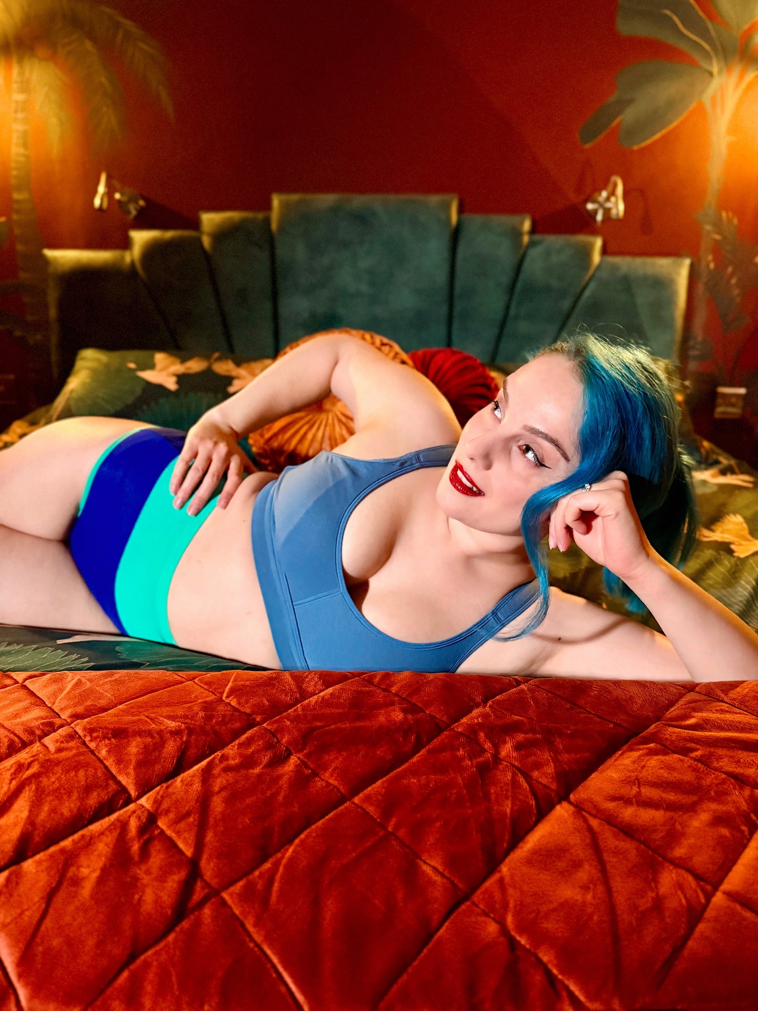 Organic Cotton Full Brief Duo Onderbroek - Arabesque & Mint