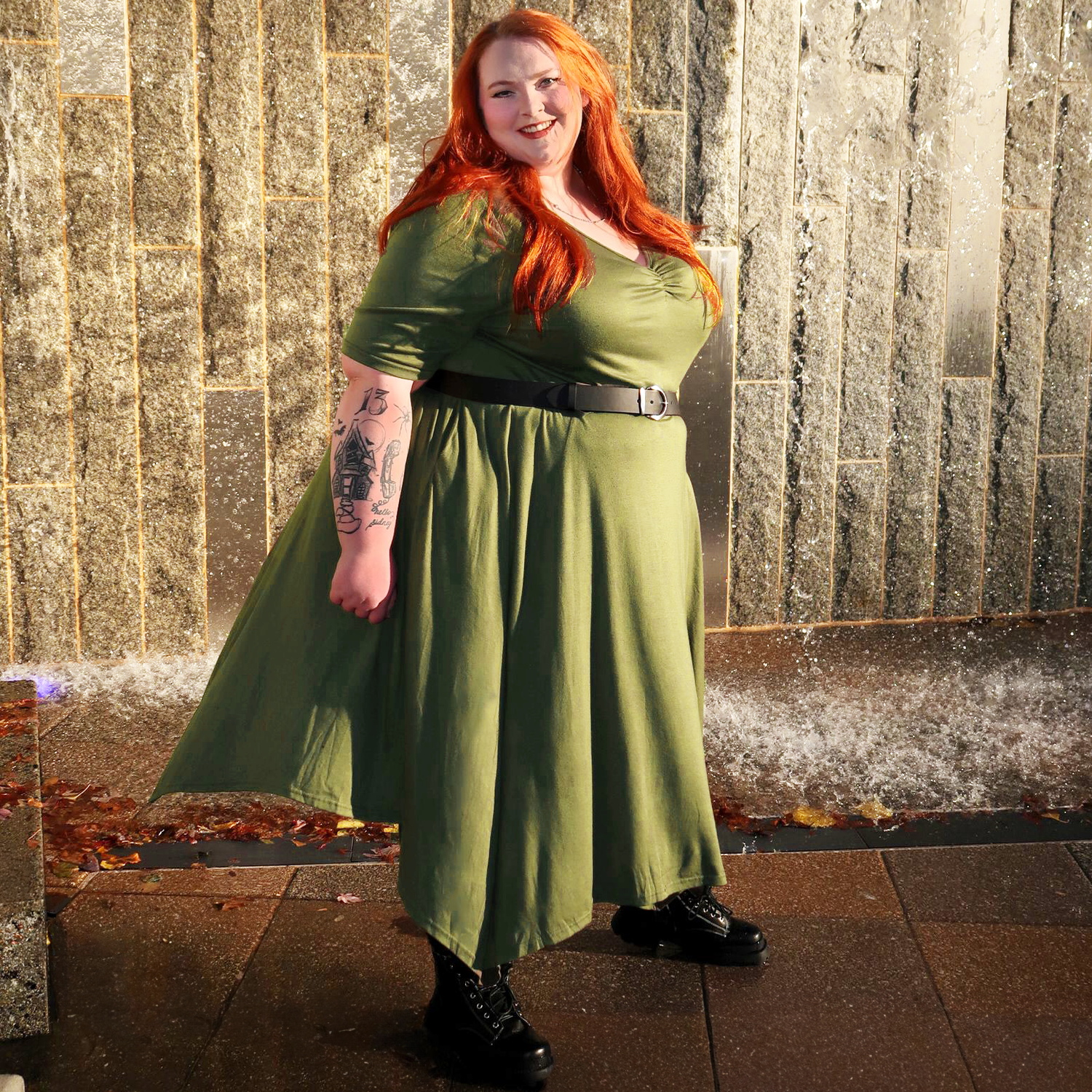 Vegan Leren Tailleriem - Zilver