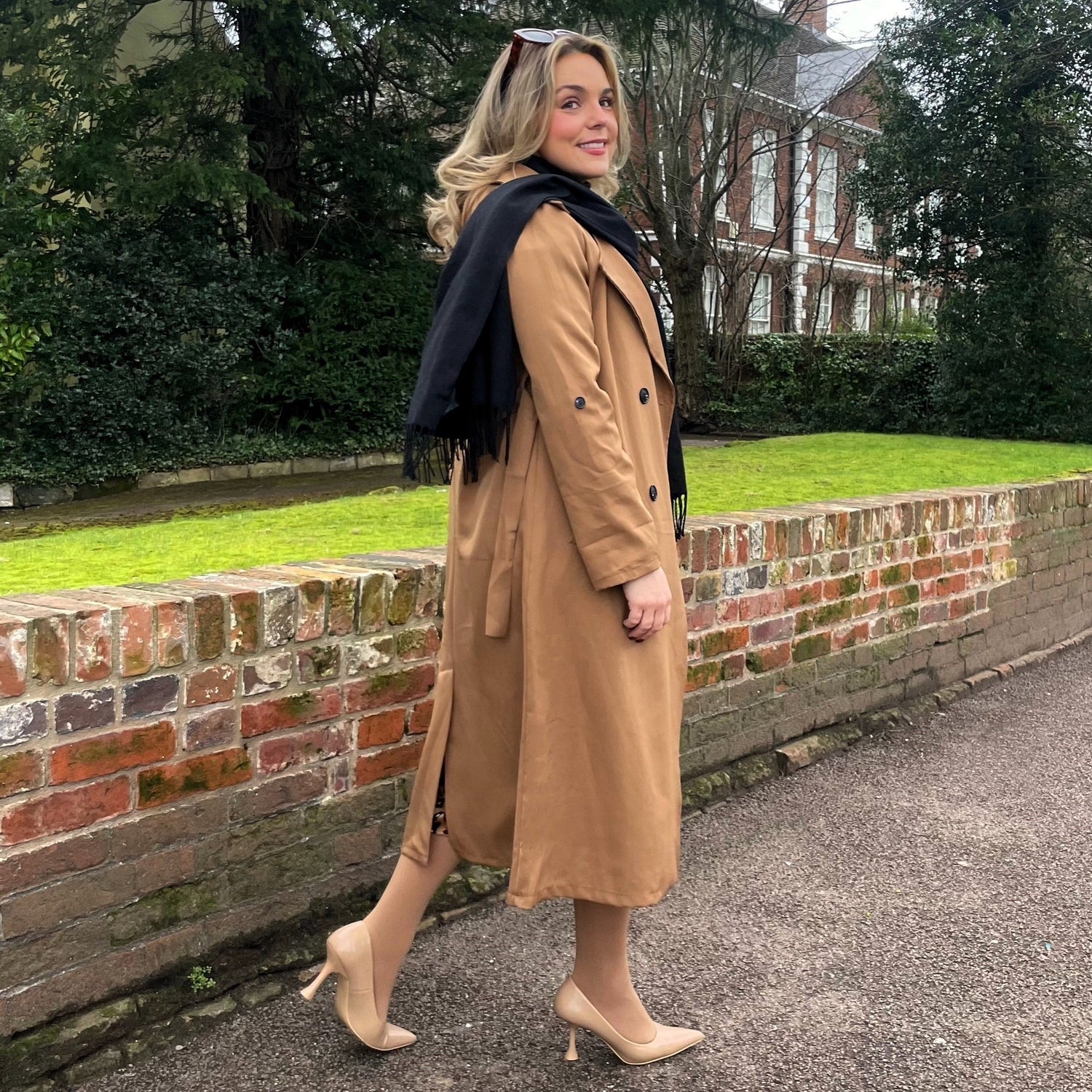 Huggy Lichte Compressie Panty - Caramel Latte