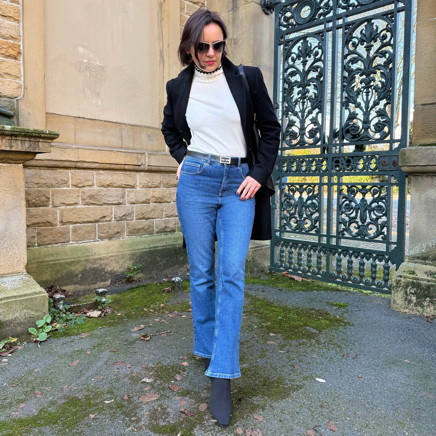 Biologische bootcut jeans - Atlantic