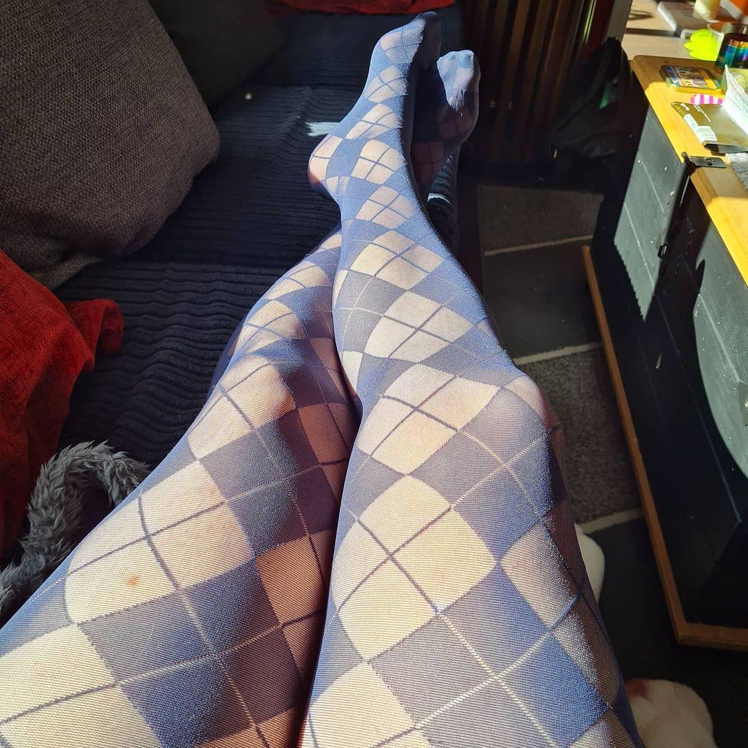 Diamanten panty - Navy