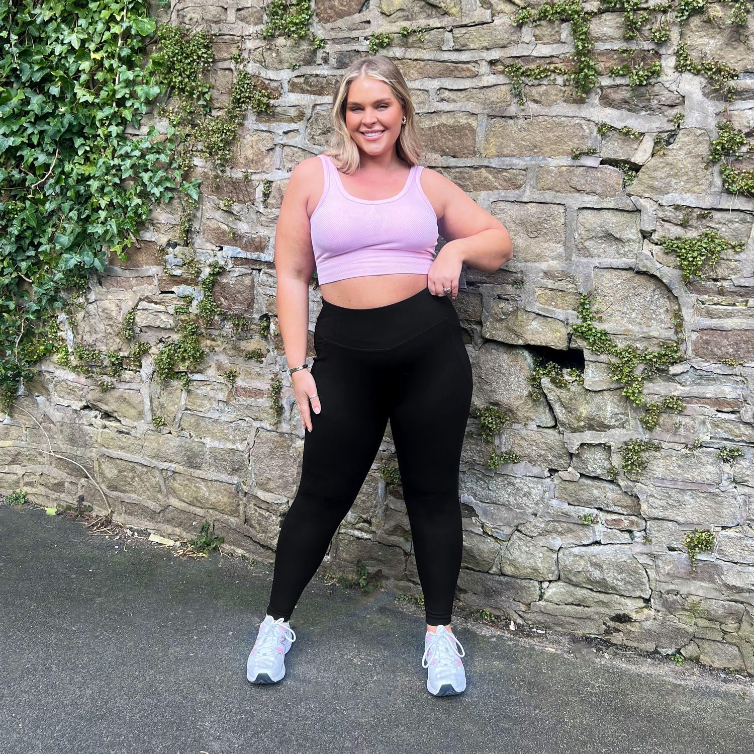 Lange Squat Proof Legging (V2) - 3 paar in zwart