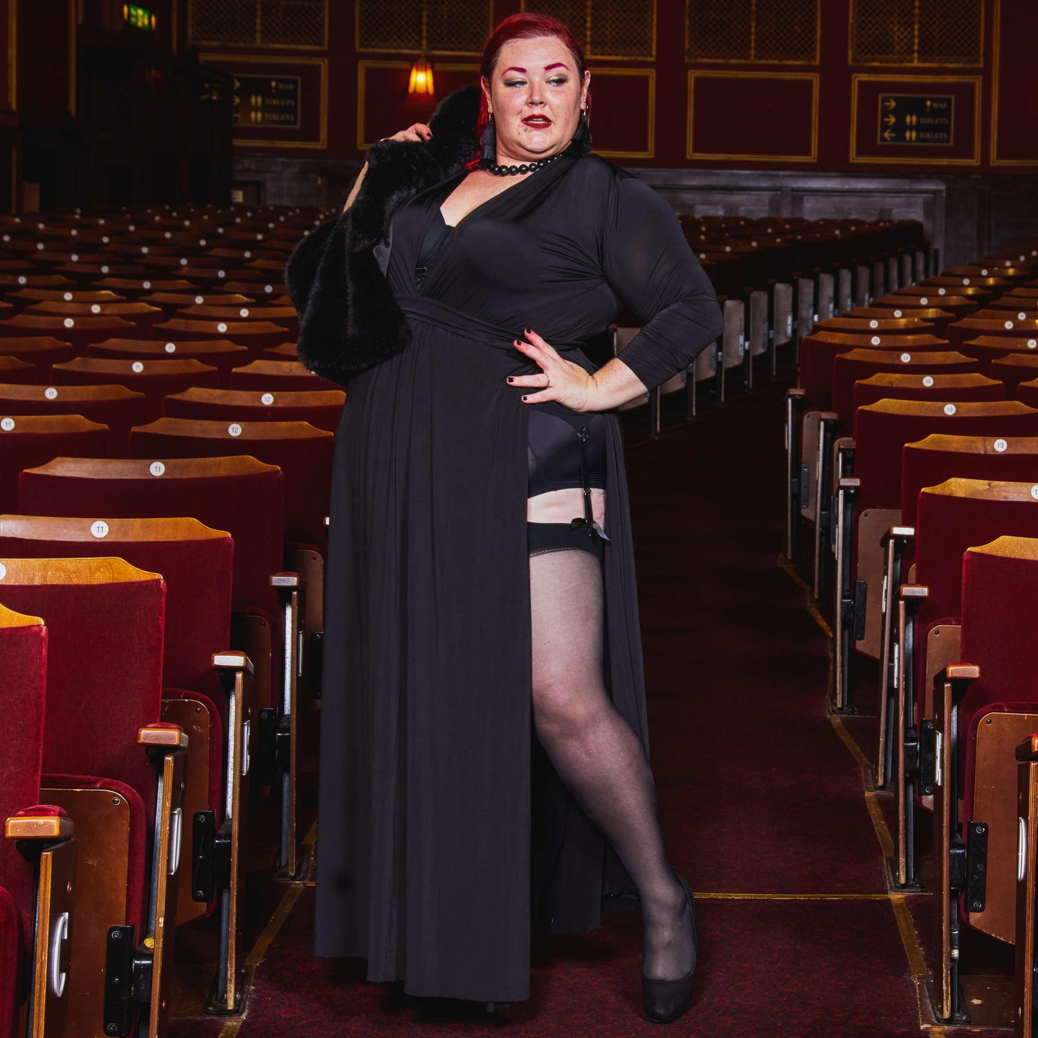 Vintage Transparante Kousen - Zoethout