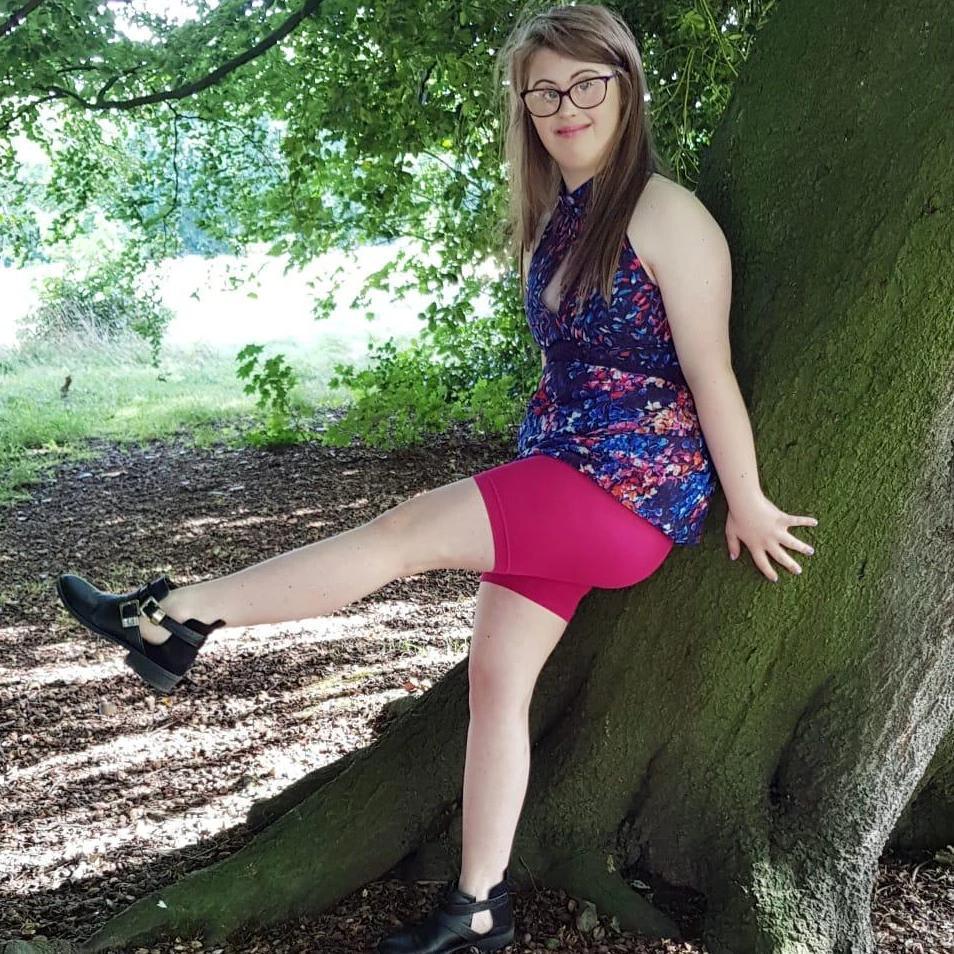 Tween Blijf Kalm Shorts - Raspberry Pie