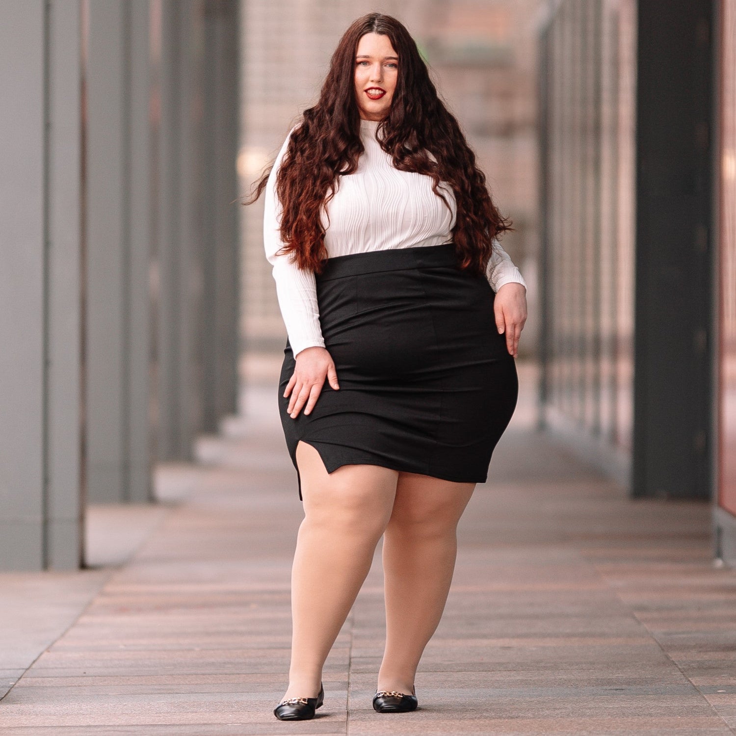 Rajstopy uciskowe Huggy Light - Builders Tea