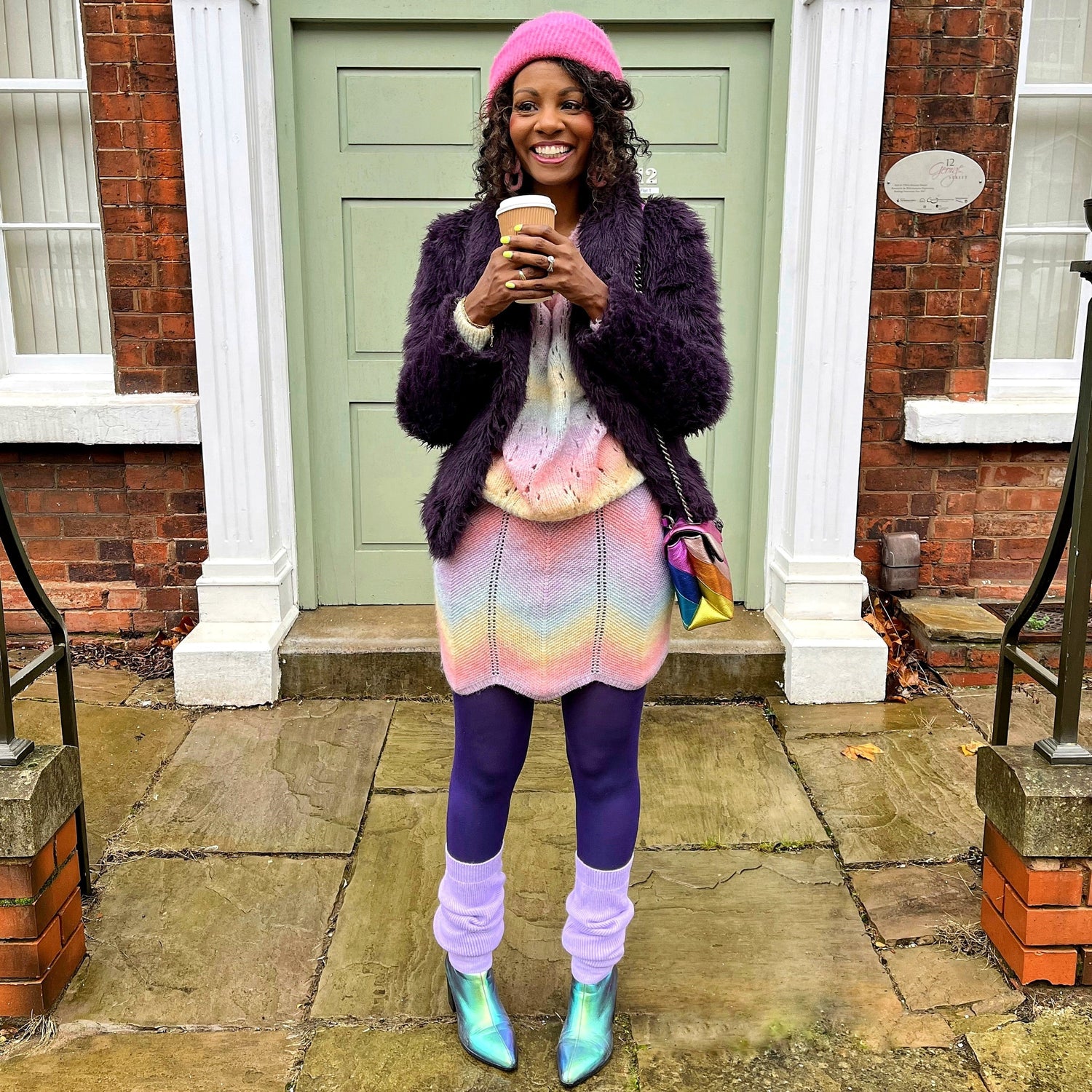 Ocieplacze na nogi - Periwinkle