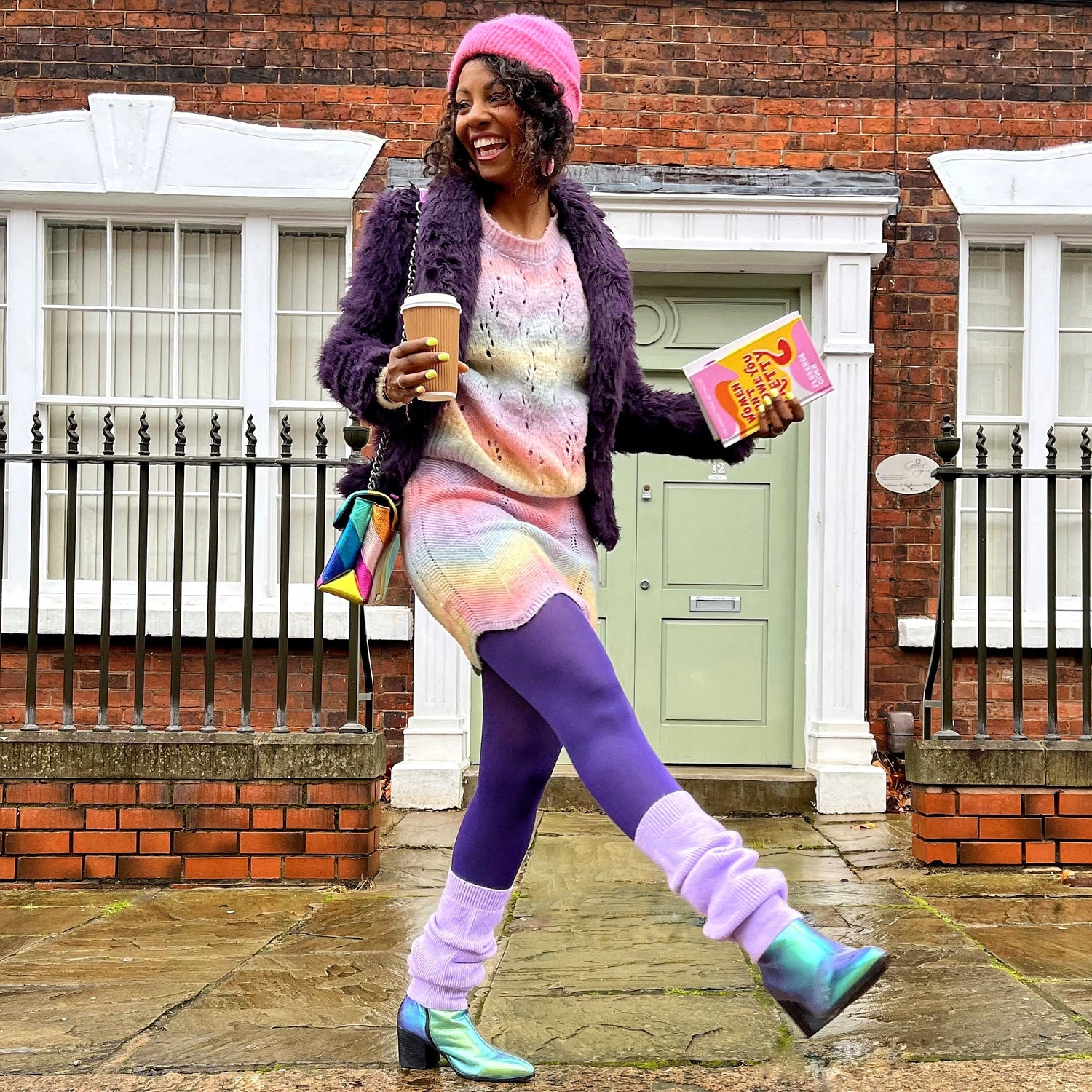 Ocieplacze na nogi - Periwinkle