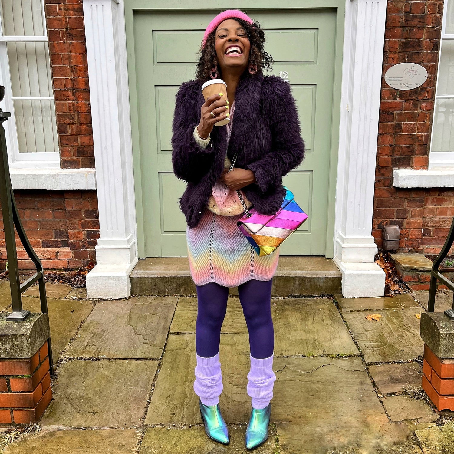 Ocieplacze na nogi - Periwinkle