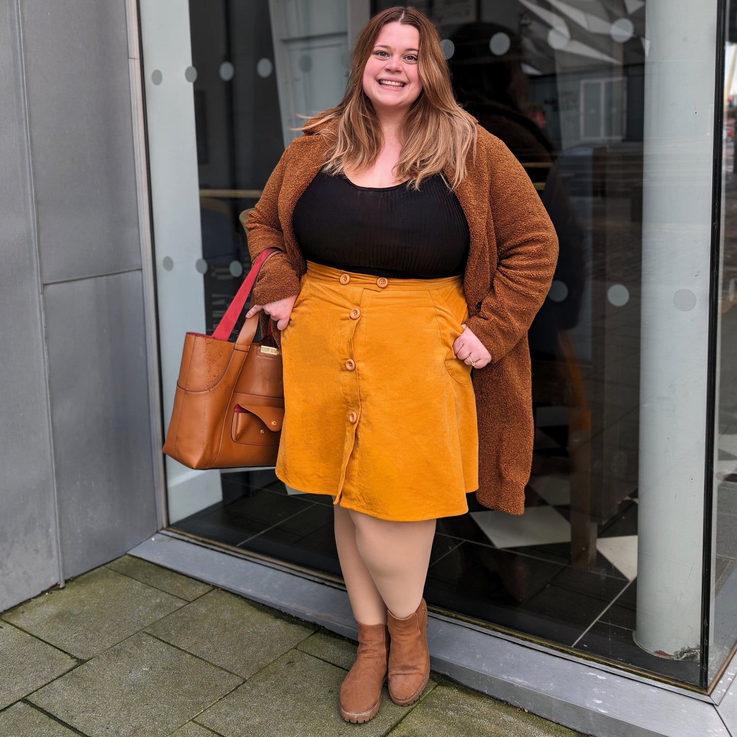 Rajstopy uciskowe Huggy Light - Builders Tea