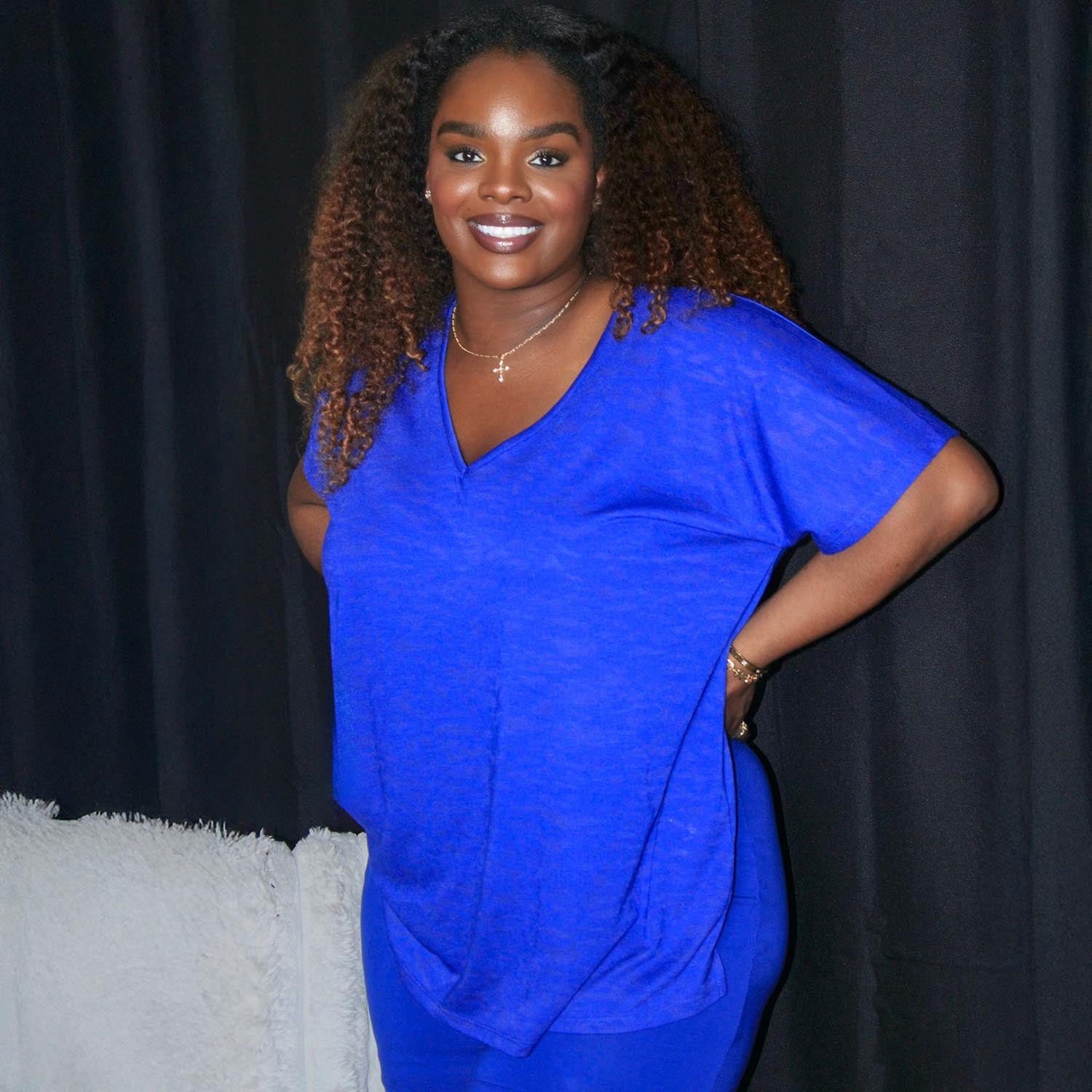 Burnout Sleep T-Shirt & Shorts Bundle w kolorze Arabesque