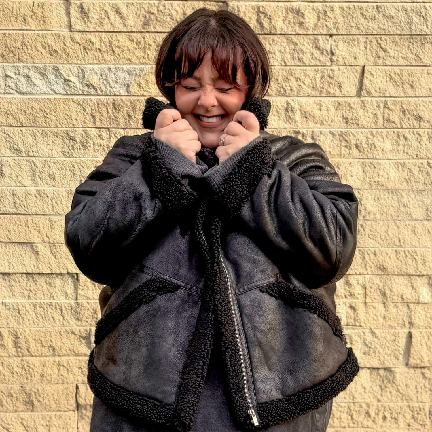 Kurtka lotnicza Bessie – czarna