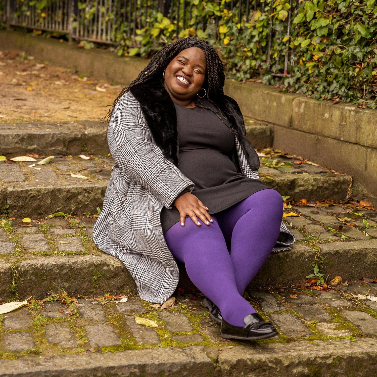 Rajstopy 80 den - Suffragette Purple - Snag