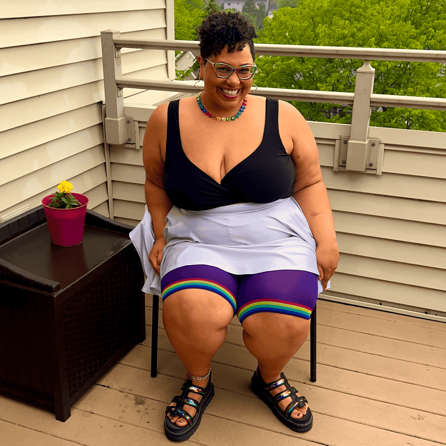 Spodenki Stay Cool Chub Rub Shorts - Pride - Human Nature