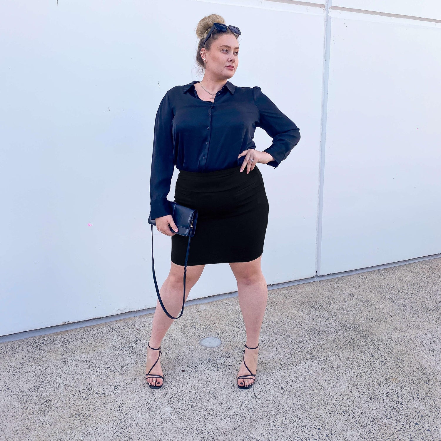 Mini spódniczka - czarna