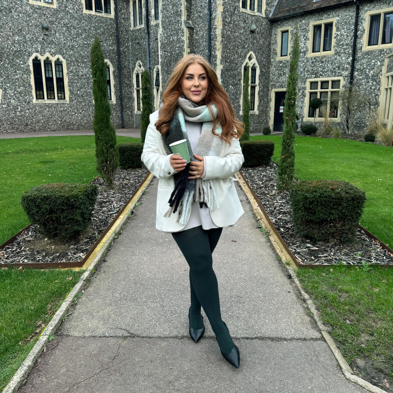 Meias de lã com padrão trançado Grannies V2 - Crocodilo