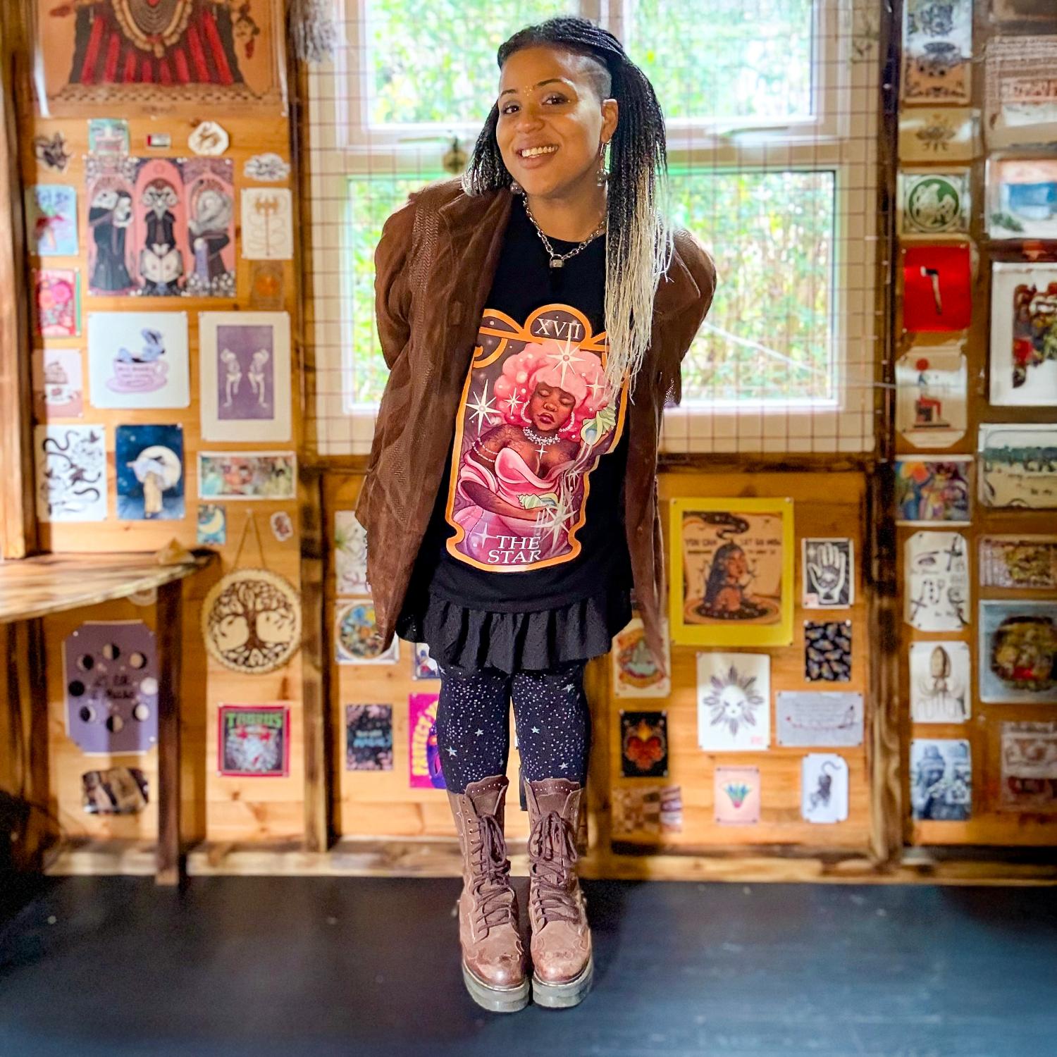 T-shirt Unissexo Arcanos Maiores - XVII A Estrela