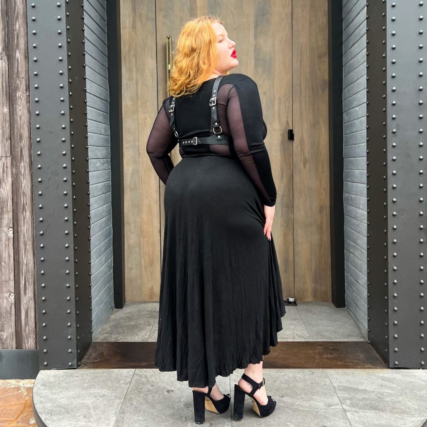 Arnês de corpo com anel em O