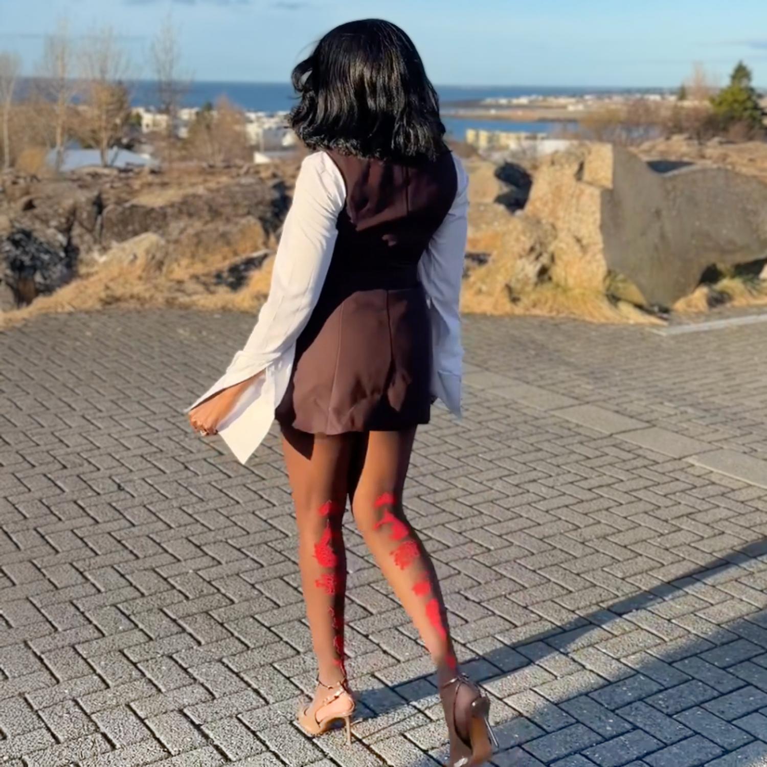 Collants Paper Cut - Praline