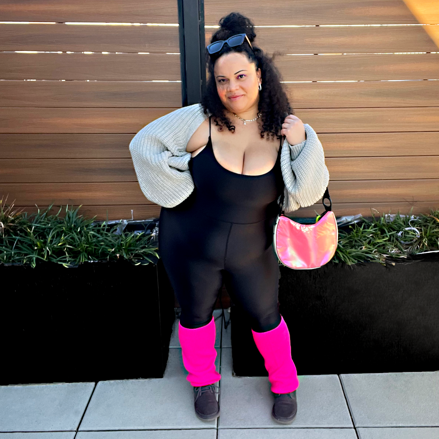 Leg Warmers - Rosa néon