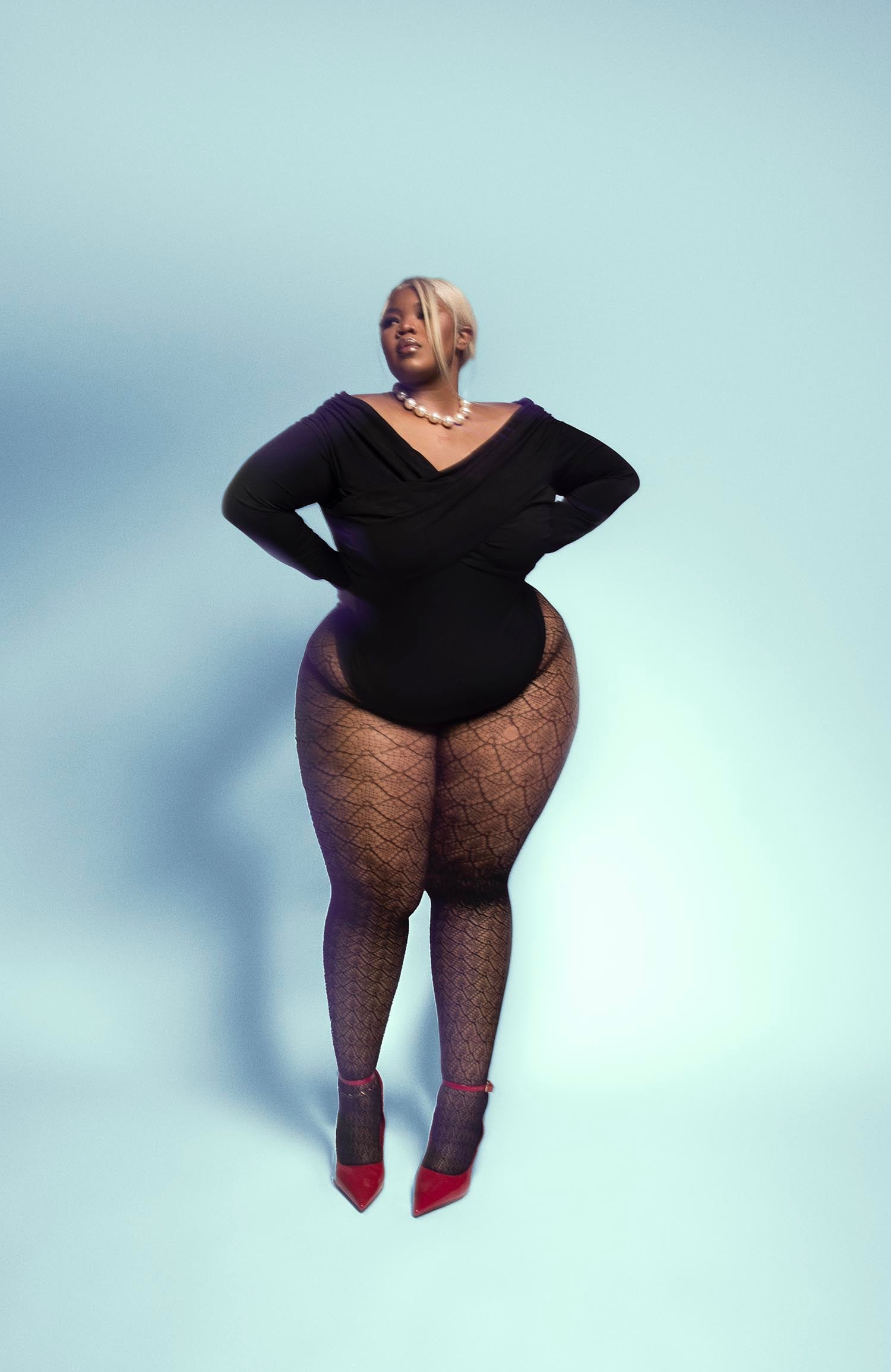 Sacudir a sala com meias de rede