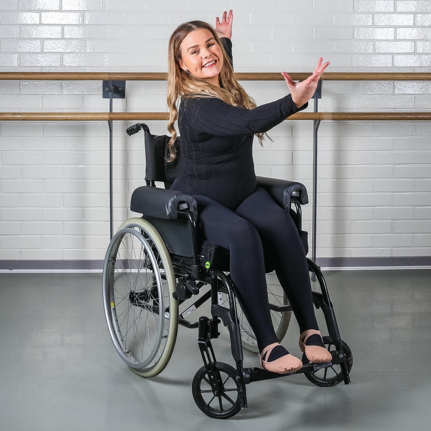 Collants de dança convertíveis - Preto