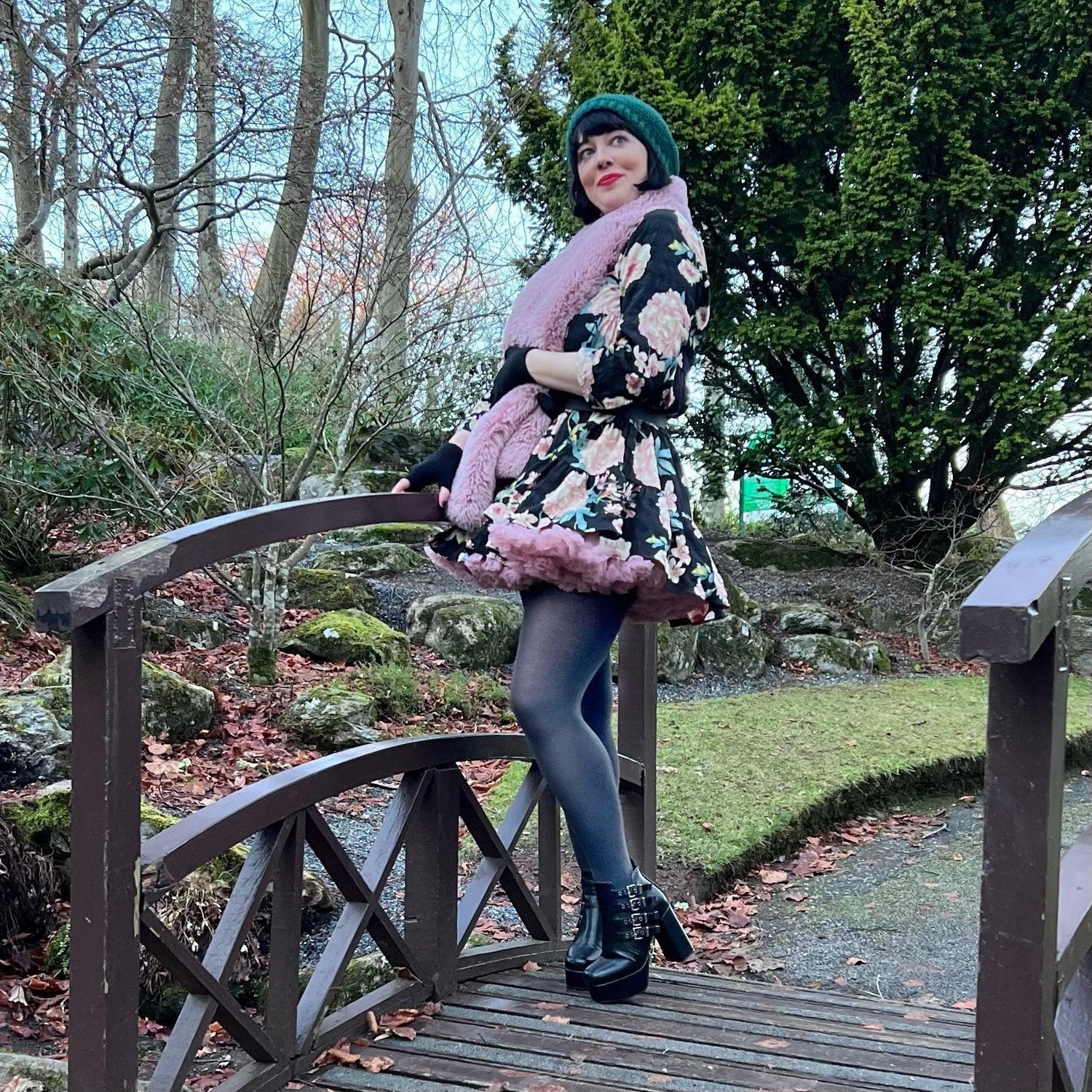 Core Tights - Collants de lã merino - Storm Cloud