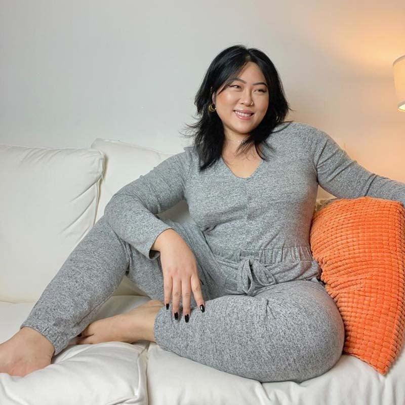 Macacão - Marl cinzento