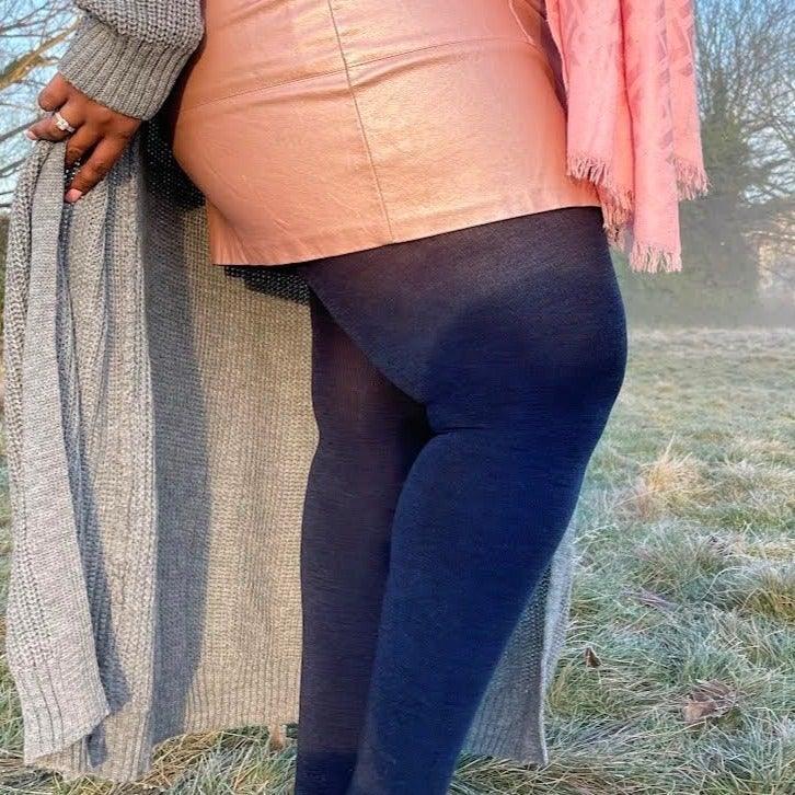 Collants de lã Merino - Royal Navy