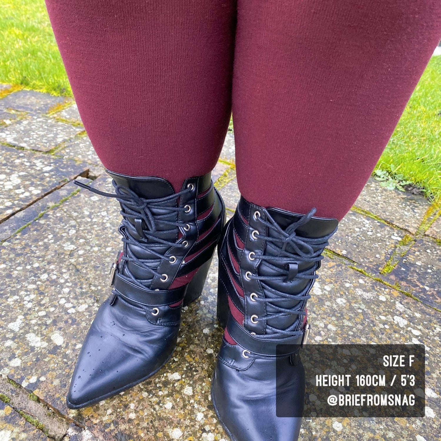 Collants - Collants de lã Merino - Red Velvet Cake