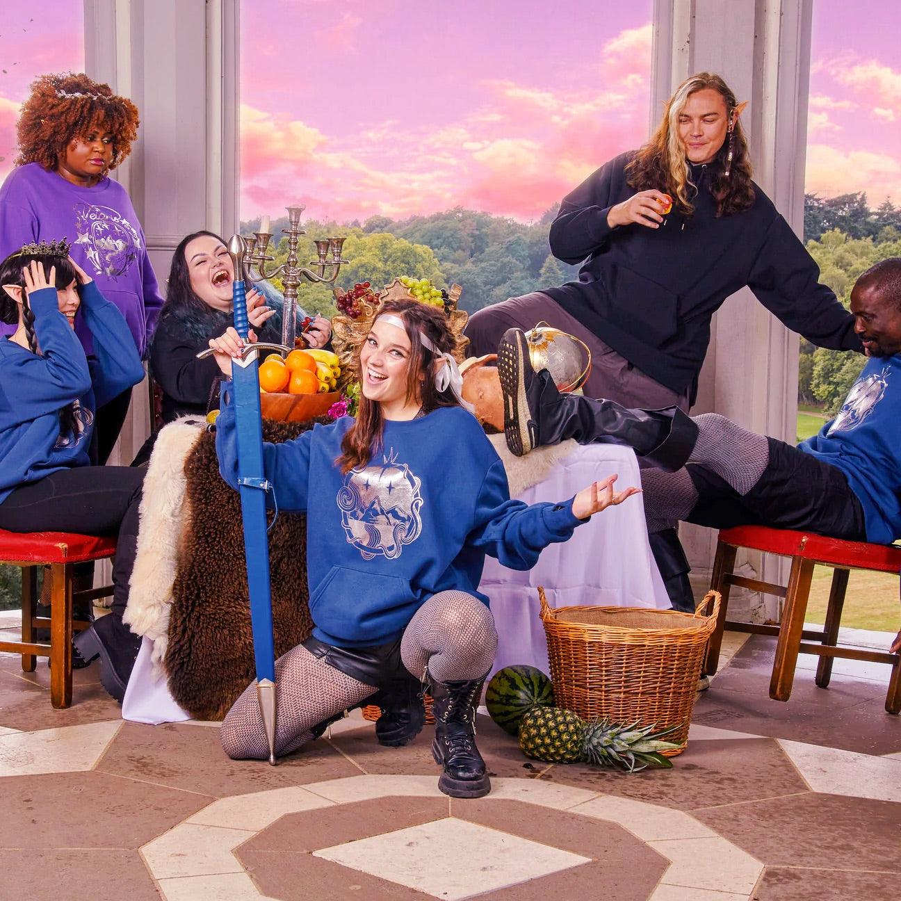 Sweatshirt ACOTAR de algodão orgânico - Night Court