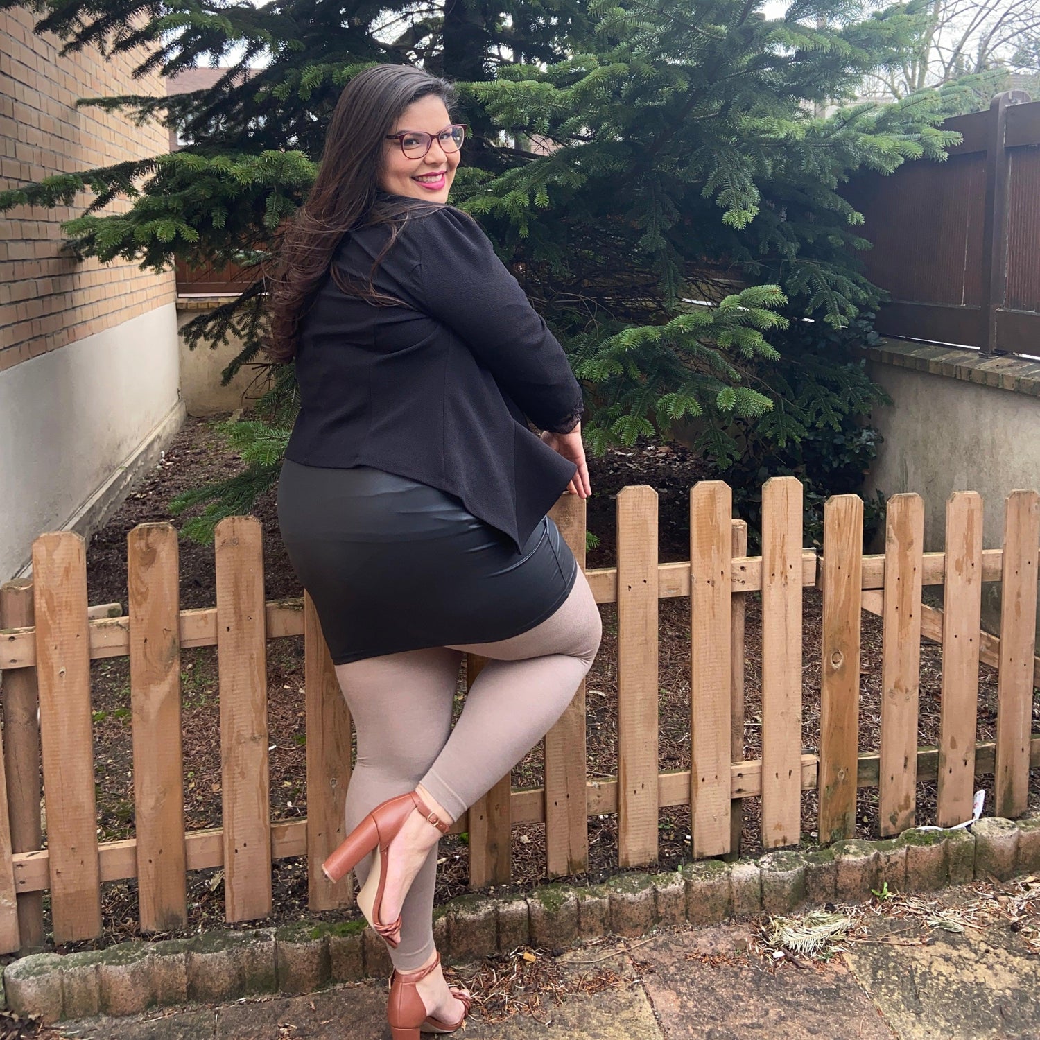 Collants sem pés de lã Merino - Sand Dollar