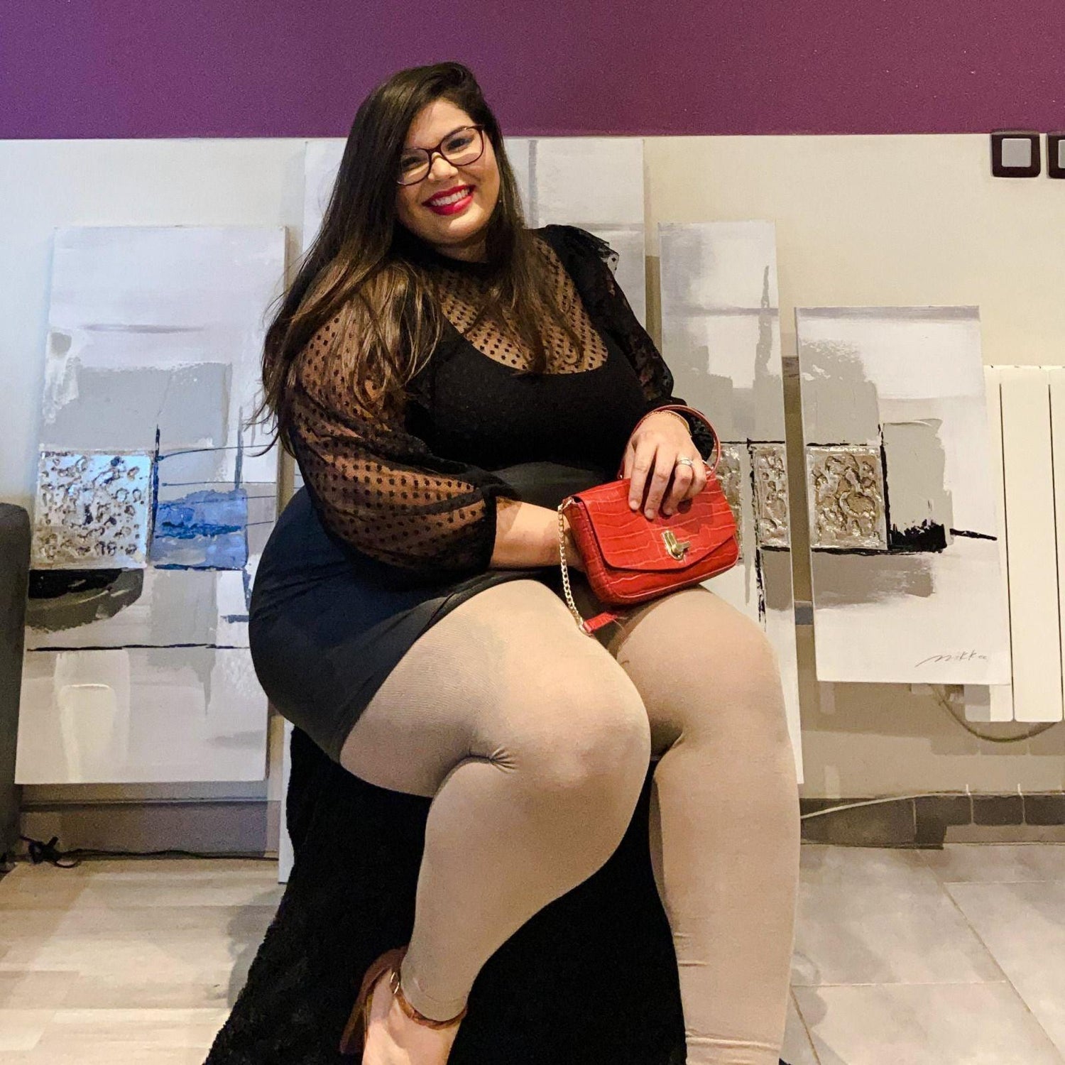 Collants sem pés de lã Merino - Sand Dollar