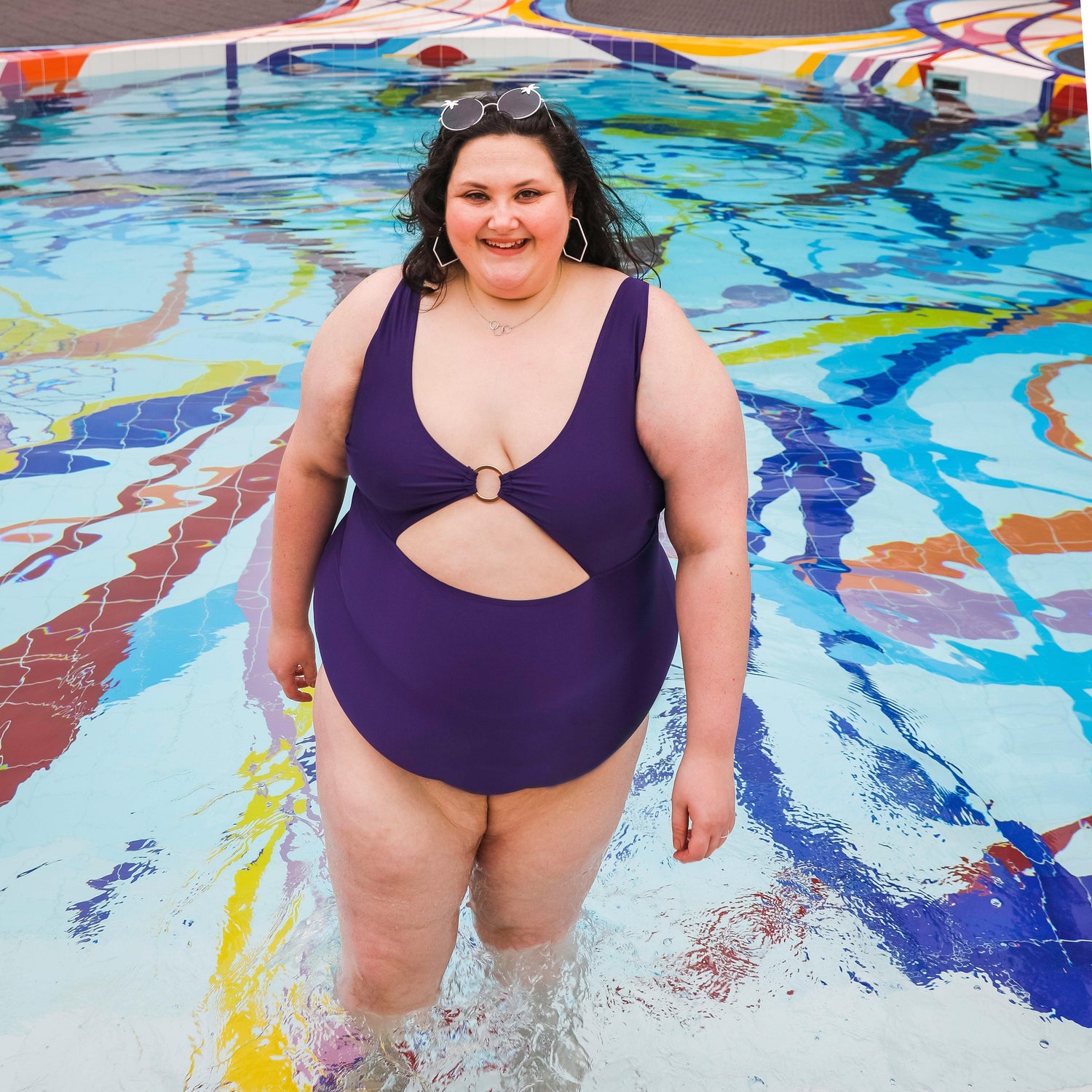 Fato de banho "Wax on, Wax off" - Roxo