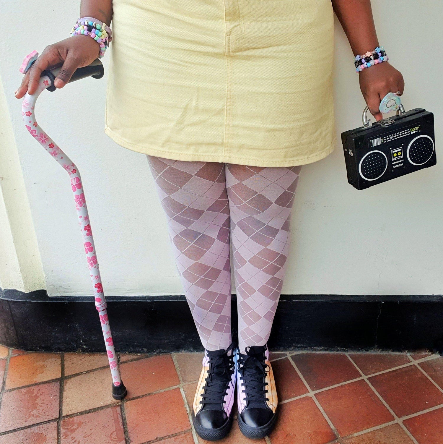 Collants - 40 Denier Diamonds - Pétale De Rose