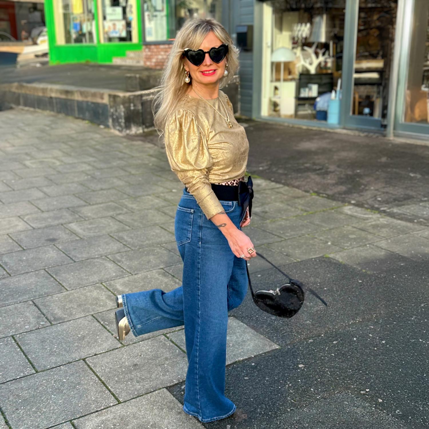 Ekologiska jeans med vida ben – Atlantic