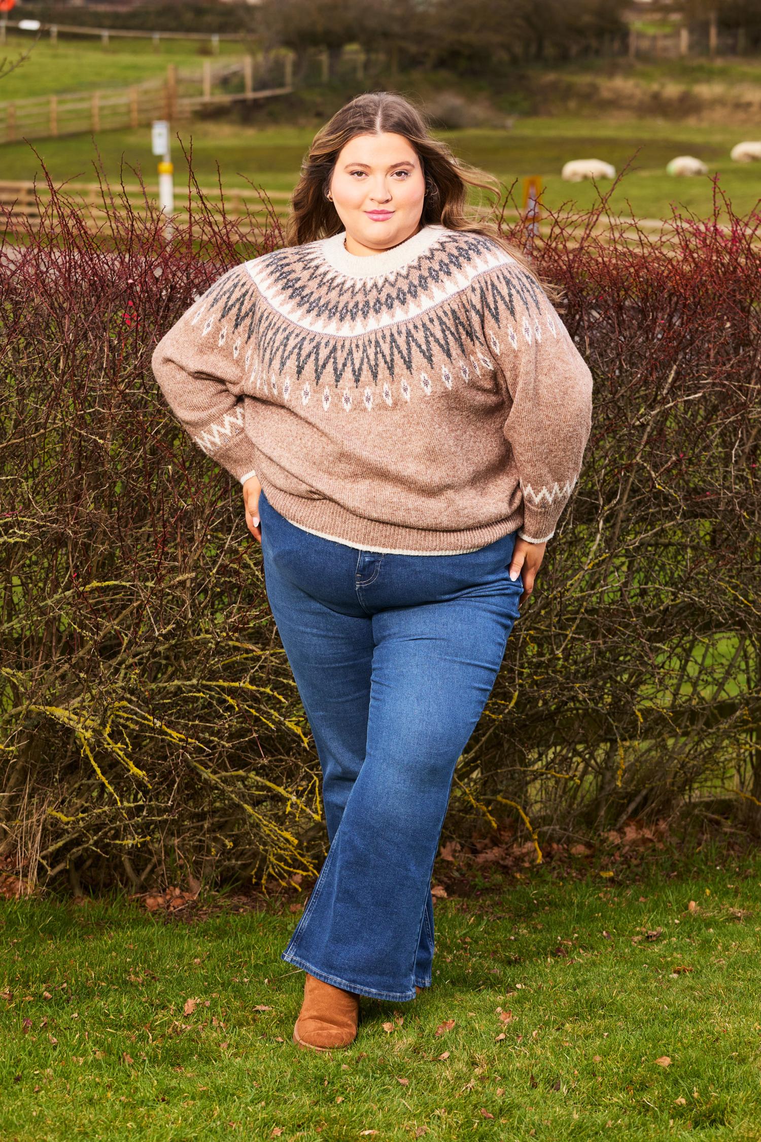 Ekologiska bootcut-jeans – Atlantic